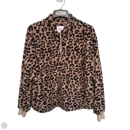 Top Long Sleeve By Clothes Mentor In Animal Print, Size: 2x