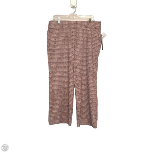 Pants Dress By Liverpool In Black & Purple, Size: 16