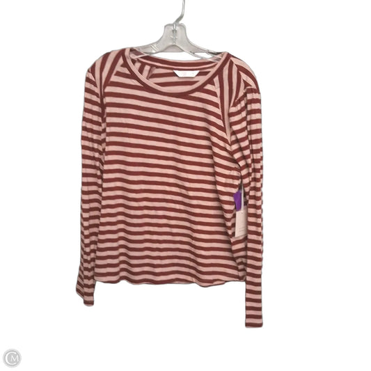 Top Long Sleeve By Lc Lauren Conrad In Striped Pattern, Size: Xl