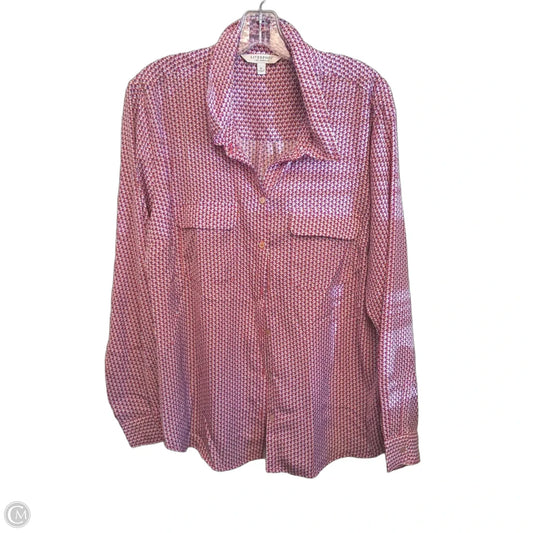 Top Long Sleeve By Liverpool In Purple, Size: Xl