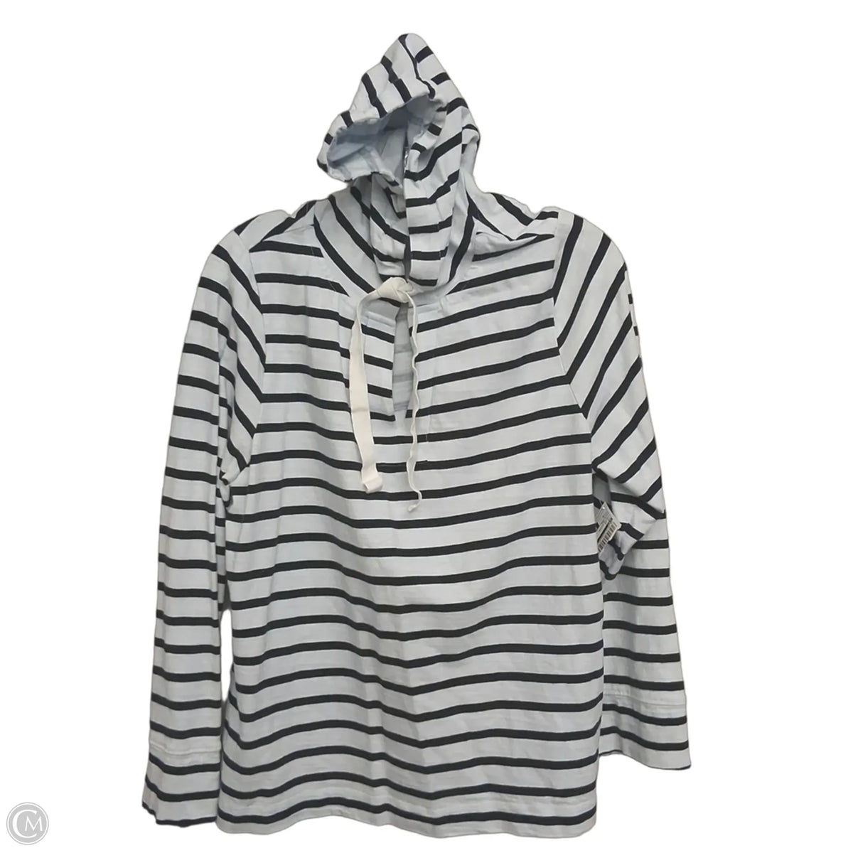 Top Long Sleeve By Loft In Striped Pattern, Size: Xl