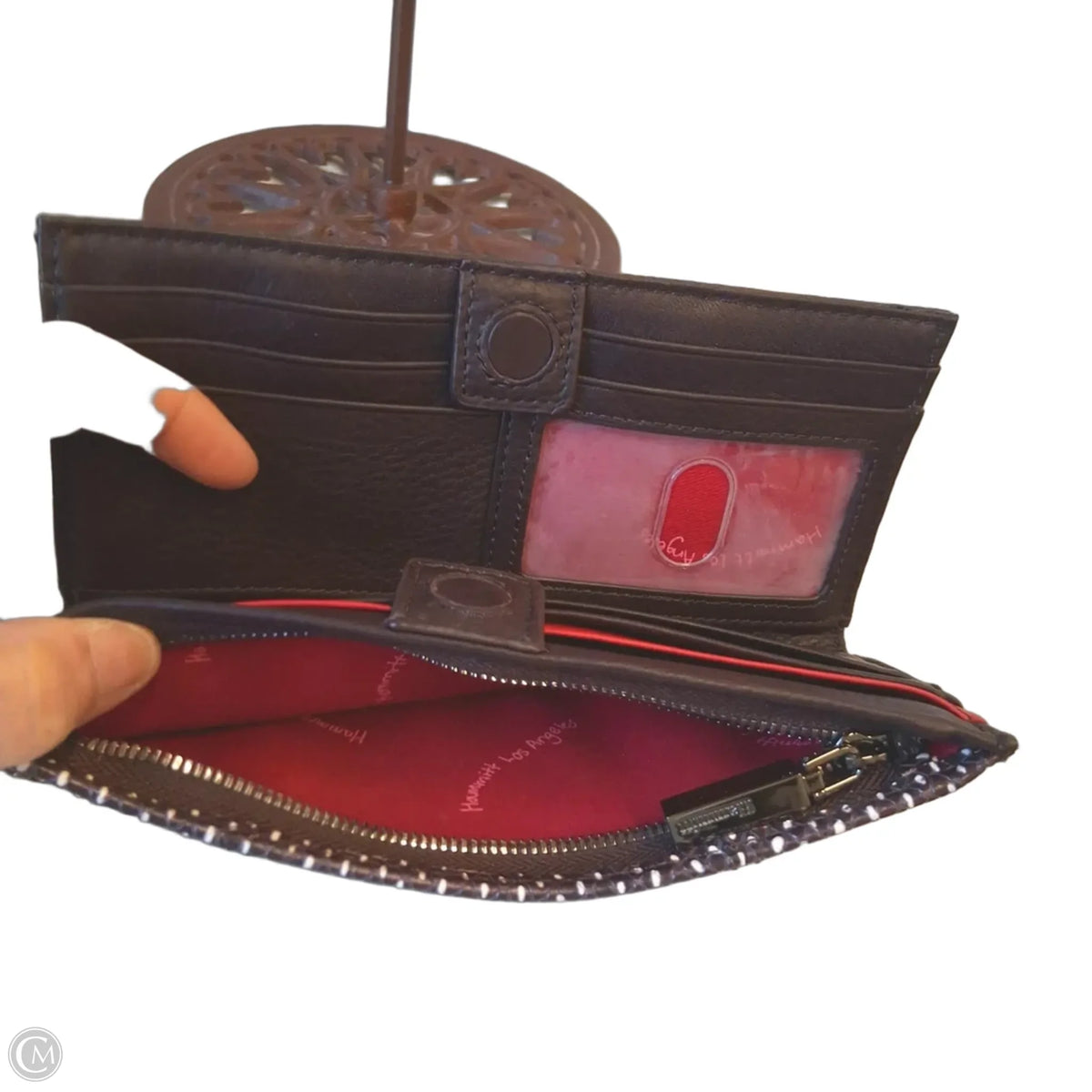 Wallet Leather By Hammitt, Size: Large