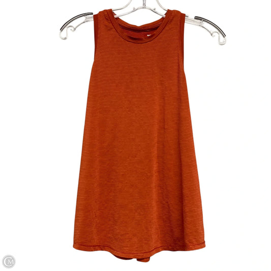 Top Sleeveless By All In Motion In Orange, Size: S