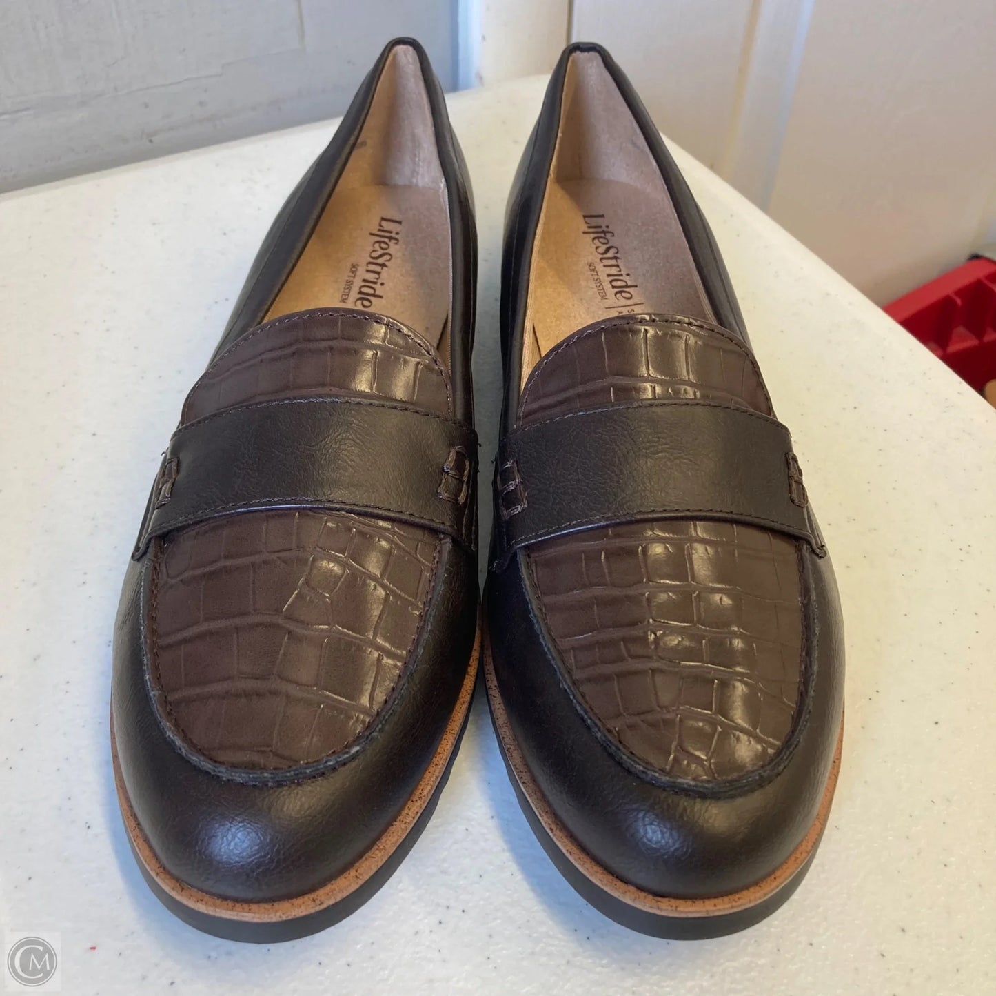 Shoes Flats By Life Stride In Brown, Size: 8