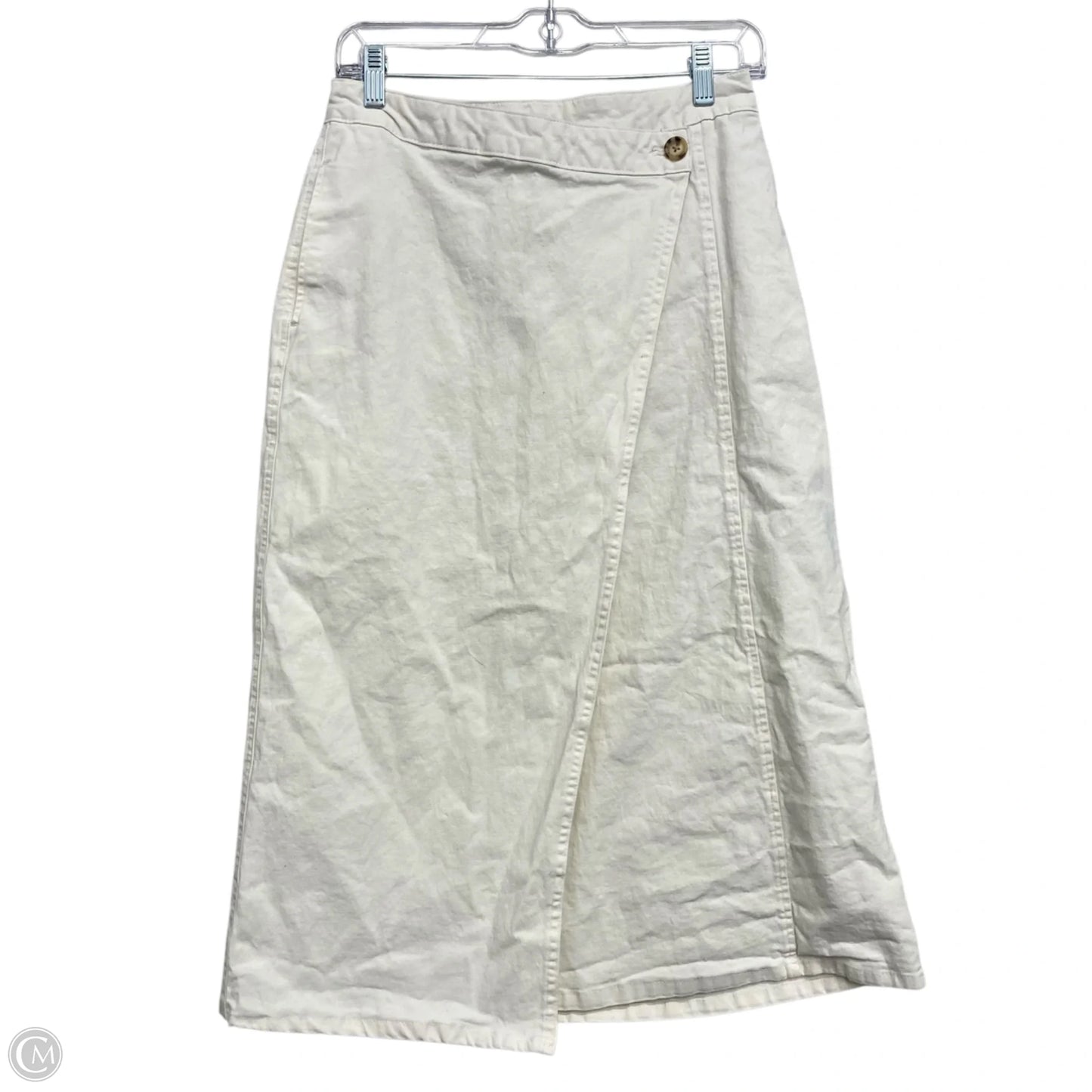 Skirt Midi By Universal Thread In Cream, Size: 2
