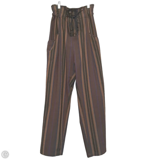 Pants Lounge By Zara In Striped Pattern, Size: 0