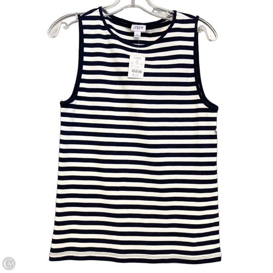 Top Sleeveless By J. Crew In Navy, Size: L