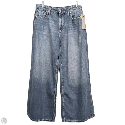 Jeans Wide Leg By Gap In Blue Denim, Size: 8Petite