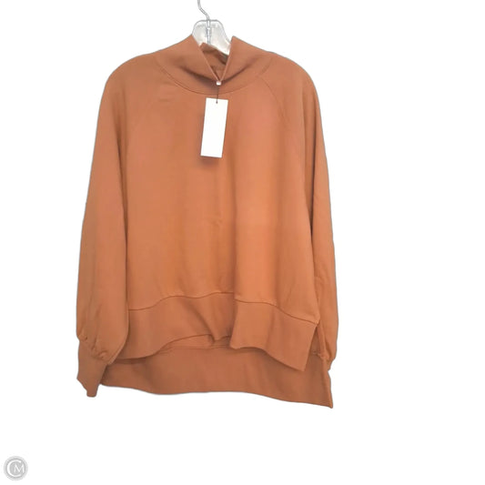 Sweatshirt Collar By Calia In Brown, Size: Xl