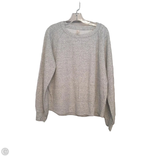 Top Long Sleeve By Calia In Grey, Size: Xl