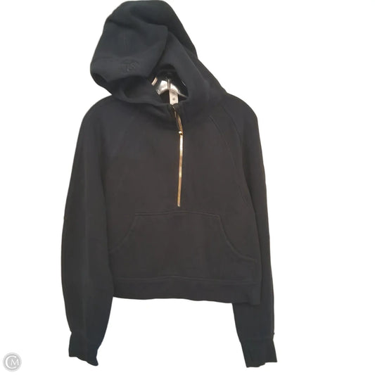 Sweatshirt Hoodie By Lululemon In Black, Size: M