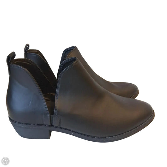 Boots Ankle Heels By Universal Thread In Black, Size: 8.5