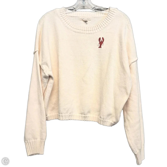 Sweater By Happily Grey In Cream, Size: Xl