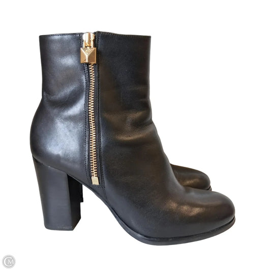 Boots Designer By Michael Kors In Black, Size: 8
