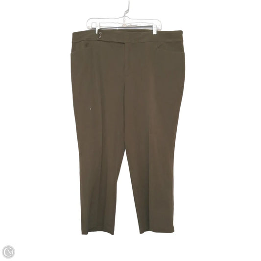 Jeans Wide Leg By Chaps In Green, Size: 20