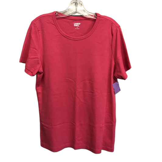 Top Short Sleeve Basic By Lands End  Size: Xl
