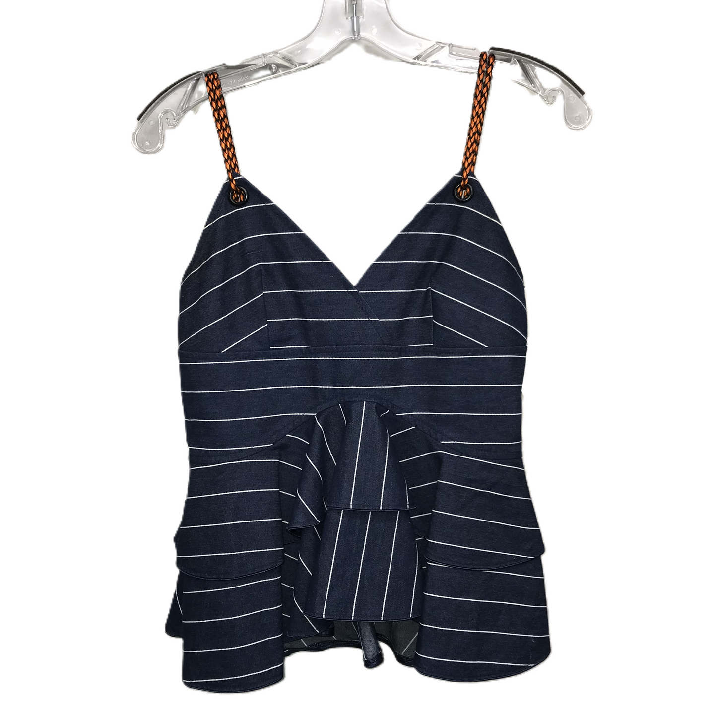 Top Sleeveless By Gracia In Striped Pattern, Size: S