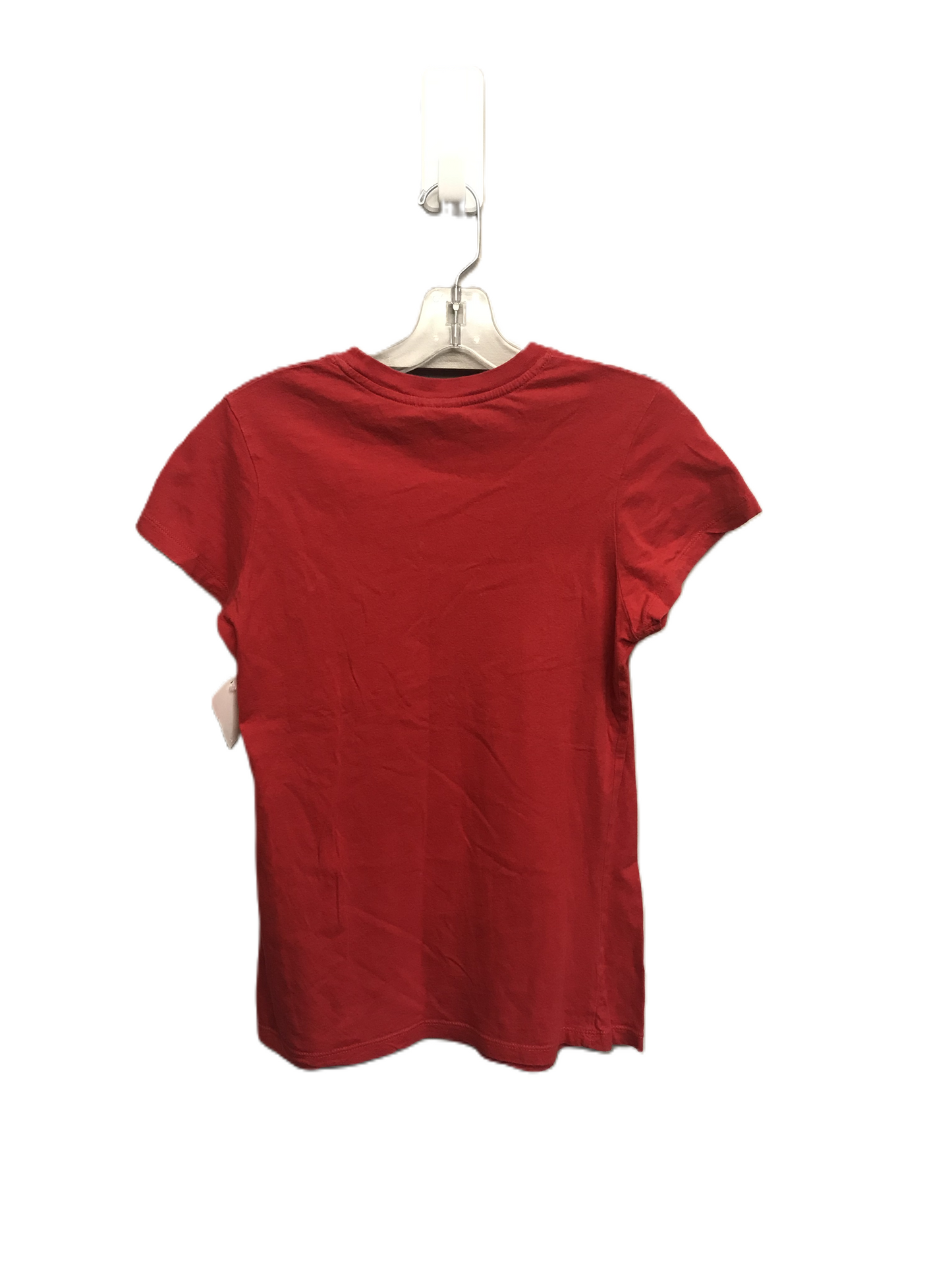 Red Athletic Top Short Sleeve By Creative Apparel  Size: S