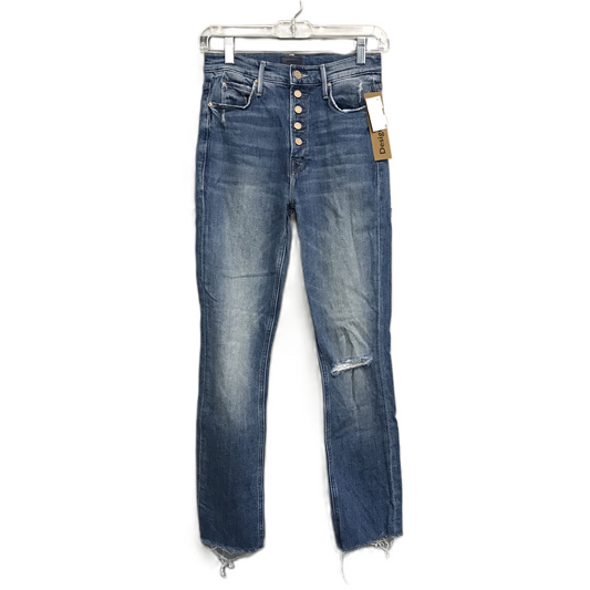 Jeans Designer By Mother Jeans In Blue Denim, Size: 0