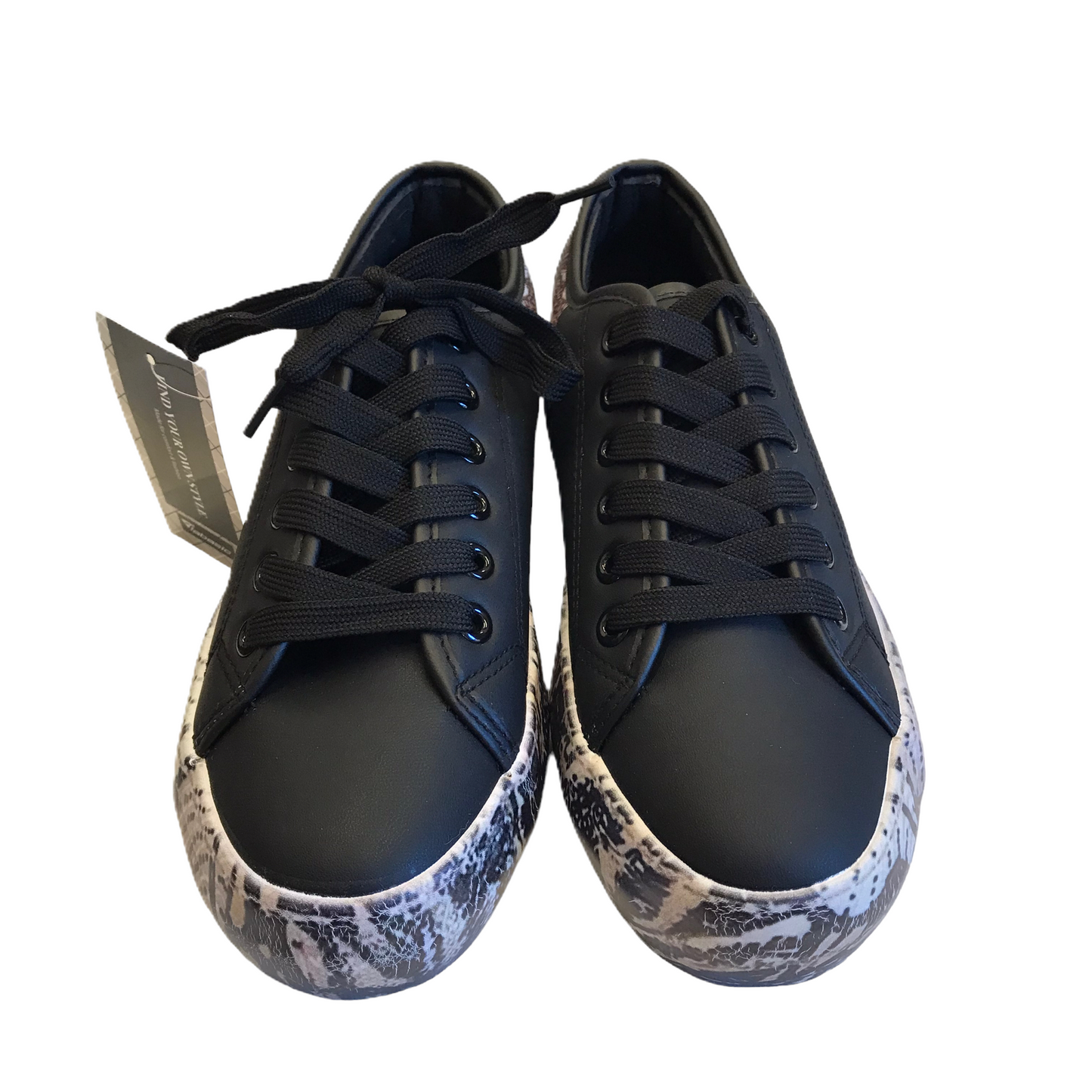 Shoes Sneakers By  NEVER BE THE SAME In Black & Grey, Size: 7