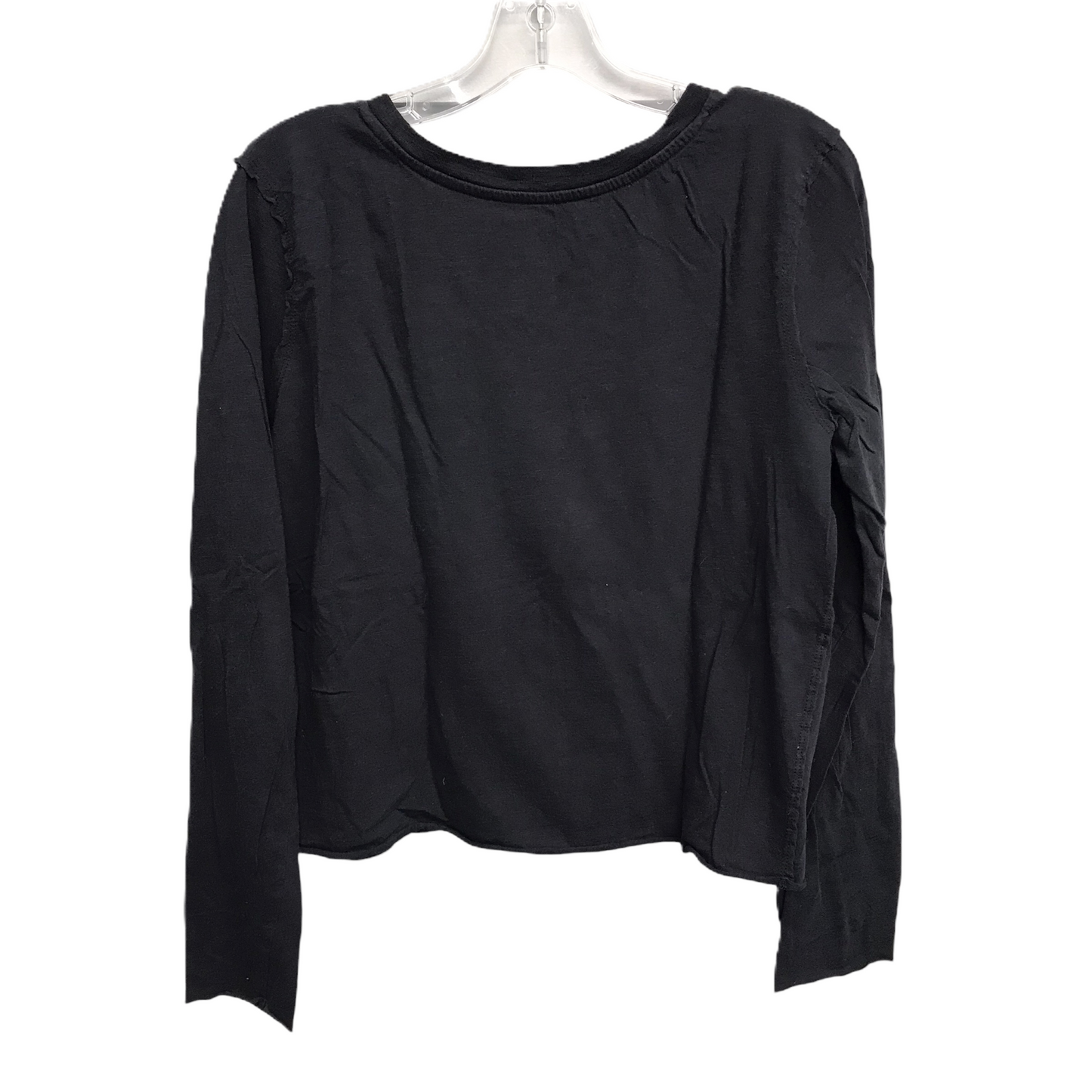 Top Long Sleeve Basic By Anthropologie In Black, Size: M