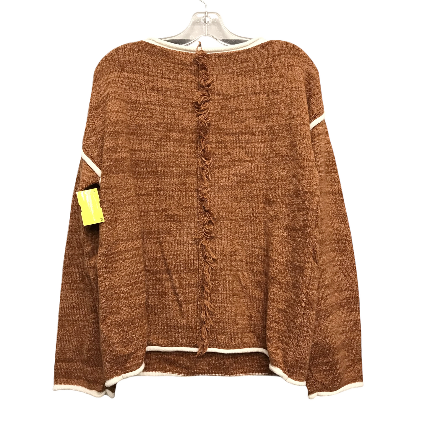 Sweater In Brown & Cream, Size: L