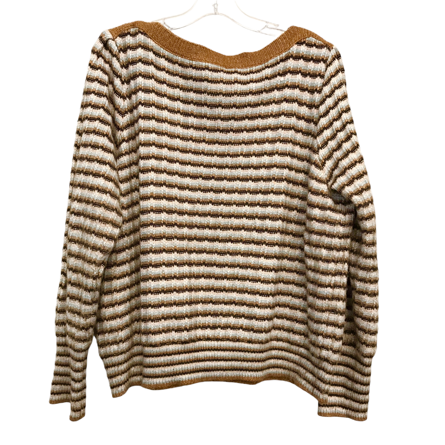 Sweater By Nine West In Striped Pattern, Size: 1x