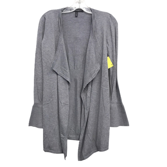 Sweater Cardigan By White House Black Market In Grey, Size: Xs