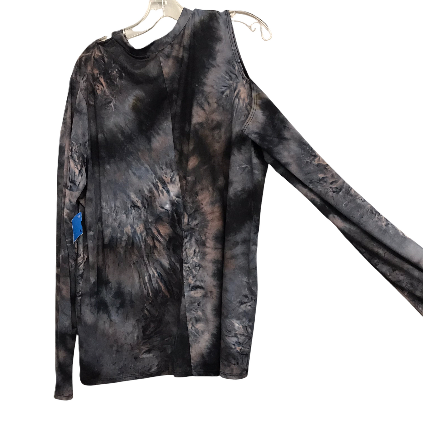 Top Long Sleeve By Haptics In Tie Dye Print, Size: 1x