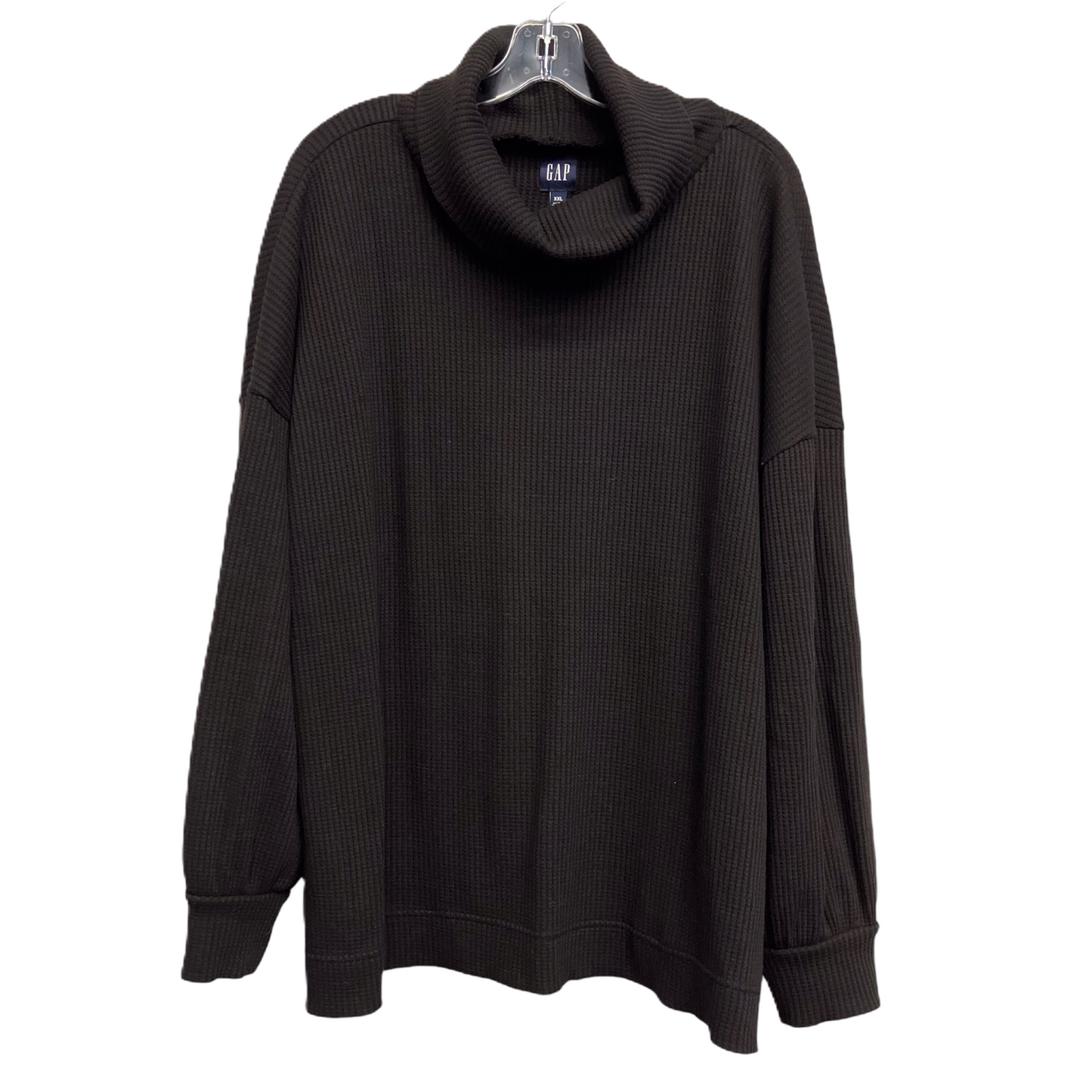 Top Long Sleeve By Gap In Black, Size: 1x