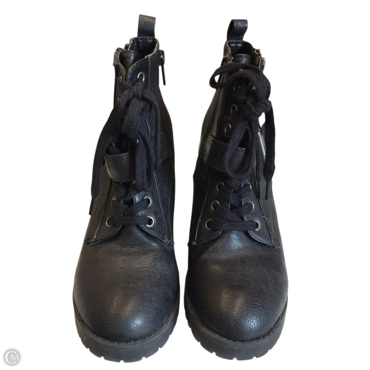 Boots Ankle Heels By Rampage In Black, Size: 7.5