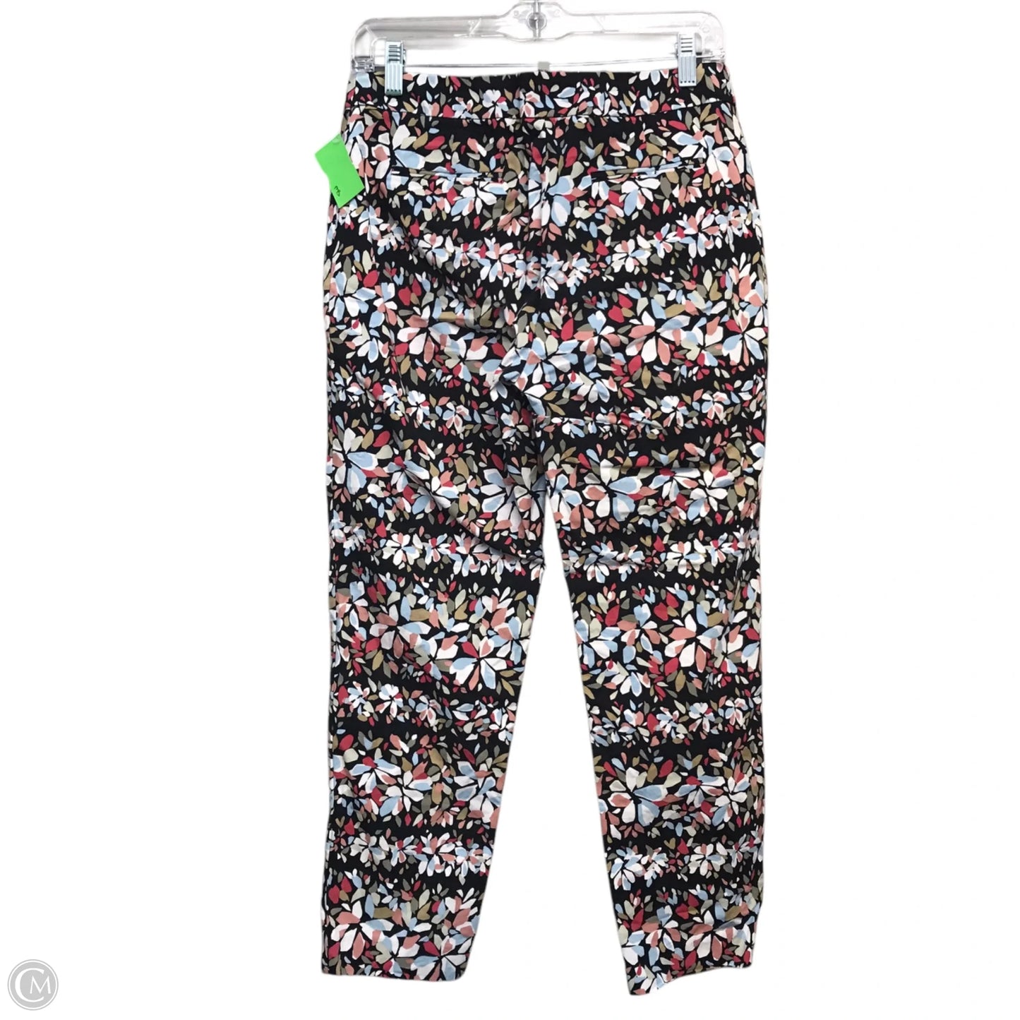 Cropped Pants By Anne Klein In Floral Print, Size: 4