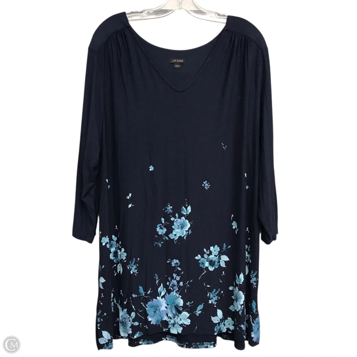 Top Long Sleeve By J. Jill In Navy, Size: Xl