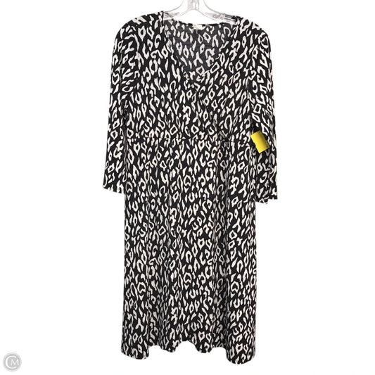 Dress Casual Short By Sew In Love In Black & White, Size: L
