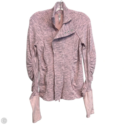 Athletic Jacket By Free People In Pink, Size: Xs
