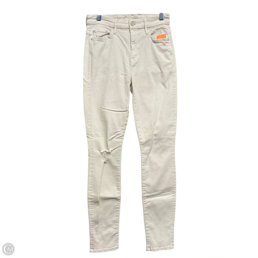 Jeans Skinny By Mother In Cream, Size: 2