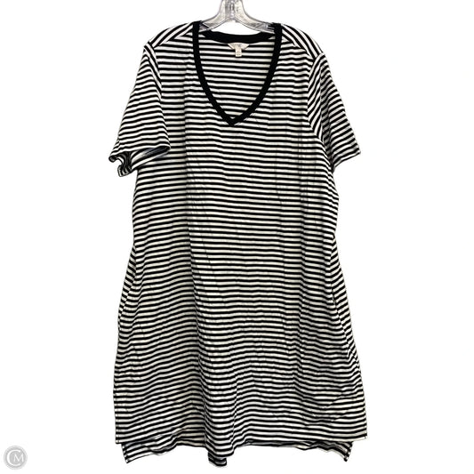 Dress Casual Short By Terra & Sky In Striped Pattern, Size: 3x