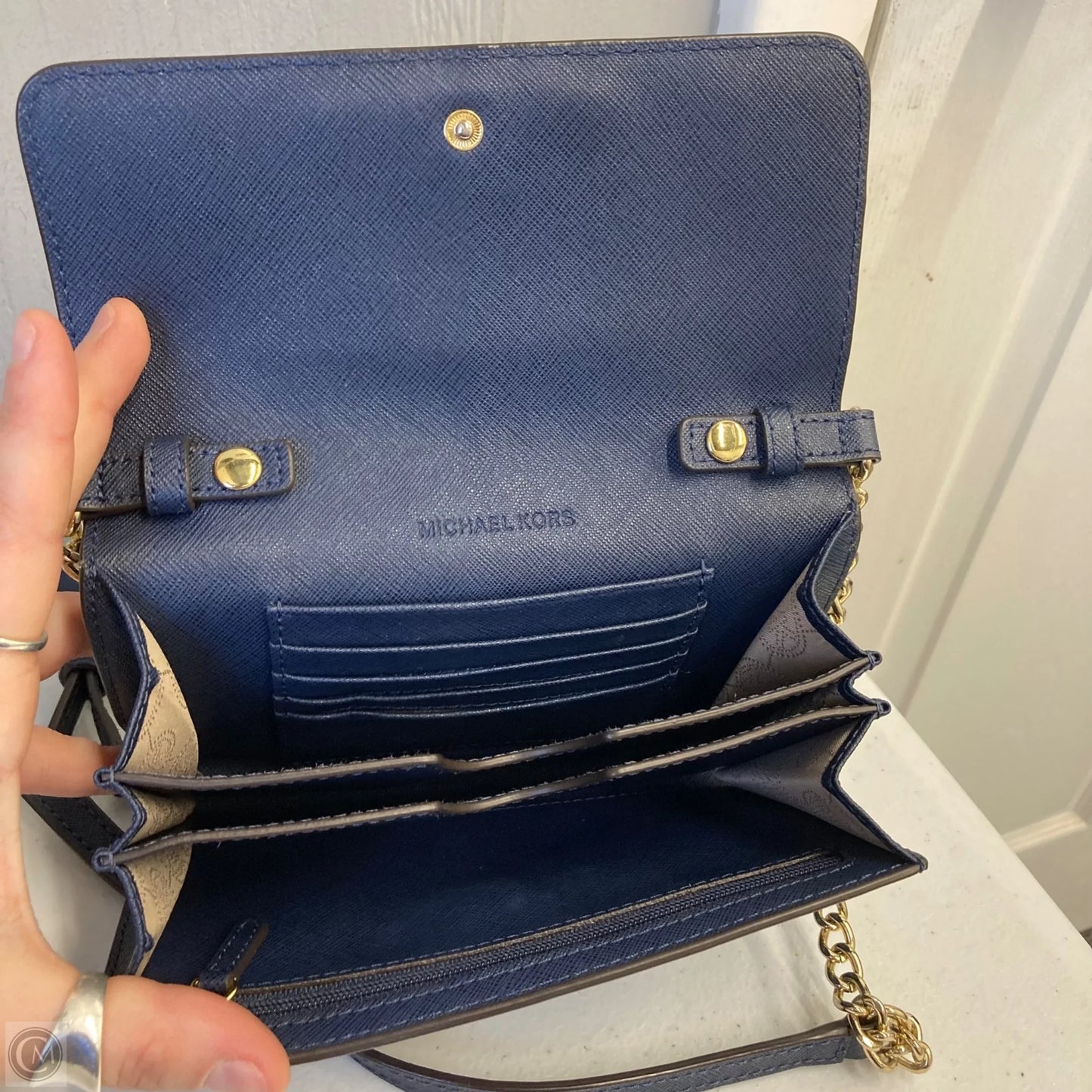 Crossbody Designer By Michael Kors, Size: Small