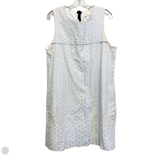 Dress Casual Short By J. Crew In Blue & White, Size: L