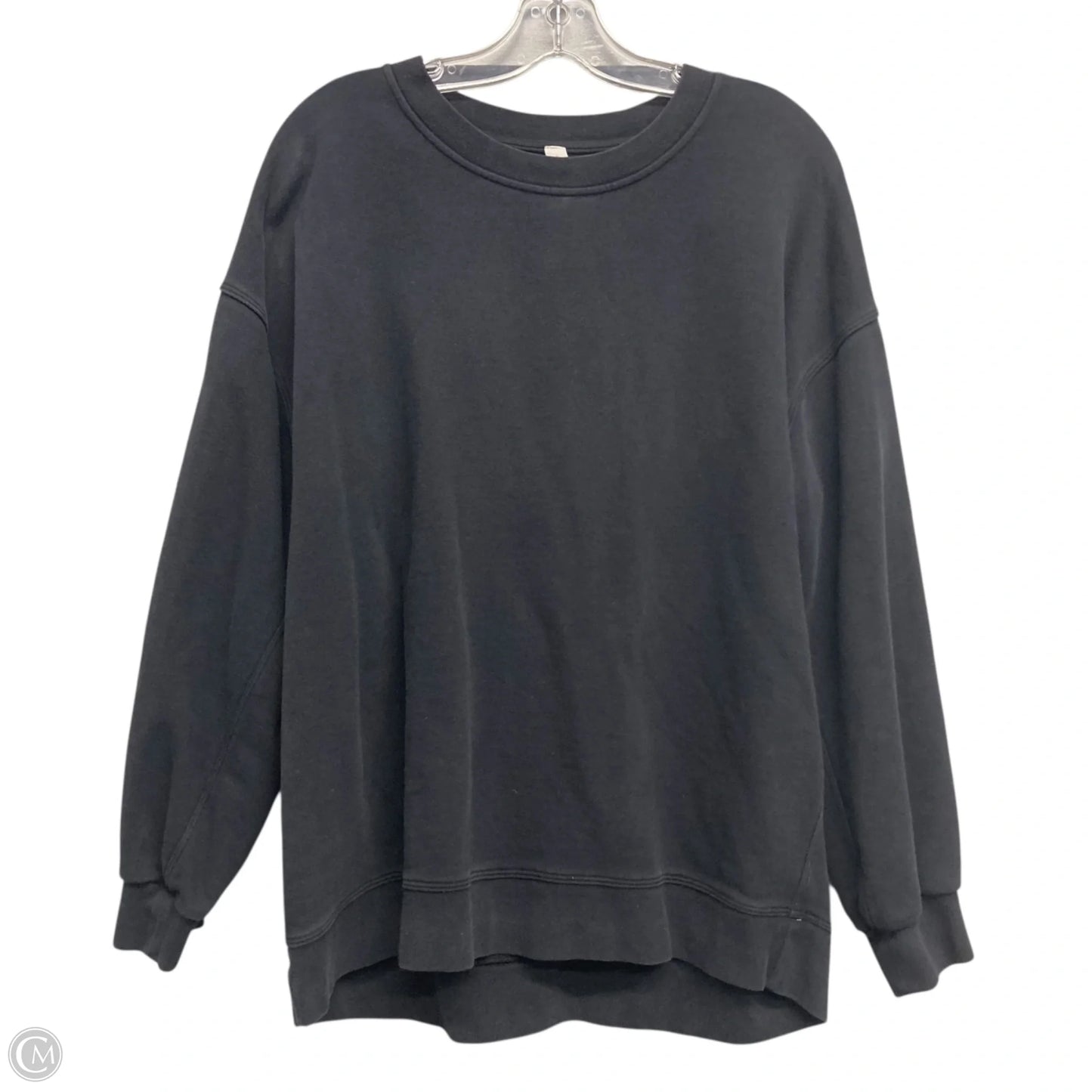 Sweatshirt Crewneck By Lululemon In Black, Size: M