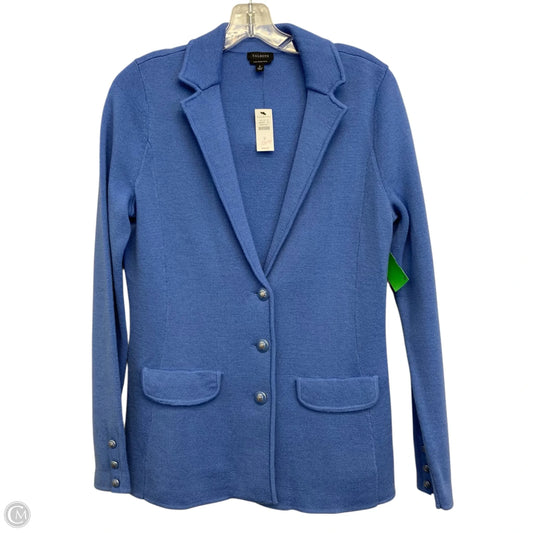 Sweater Cardigan By Talbots In Blue, Size: S