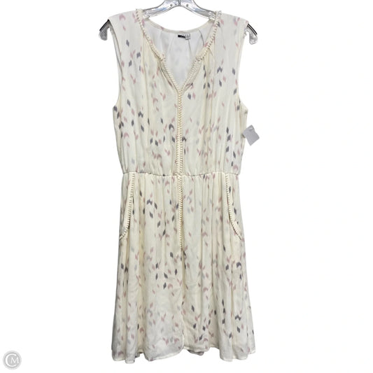 Dress Casual Short By Q & A In Cream, Size: L