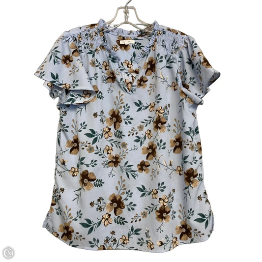 Top Sleeveless By Maurices In Floral Print, Size: M