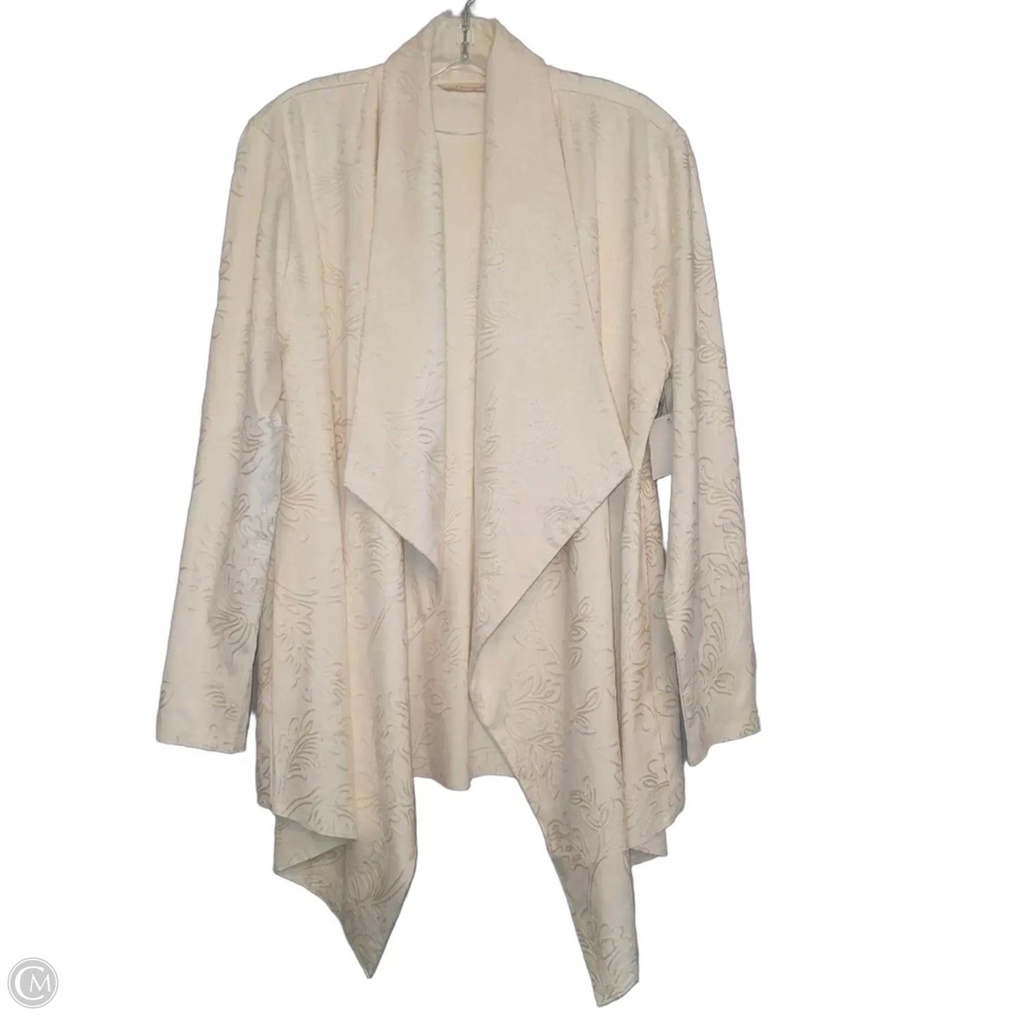 Blazer By Soft Surroundings In Cream, Size: L