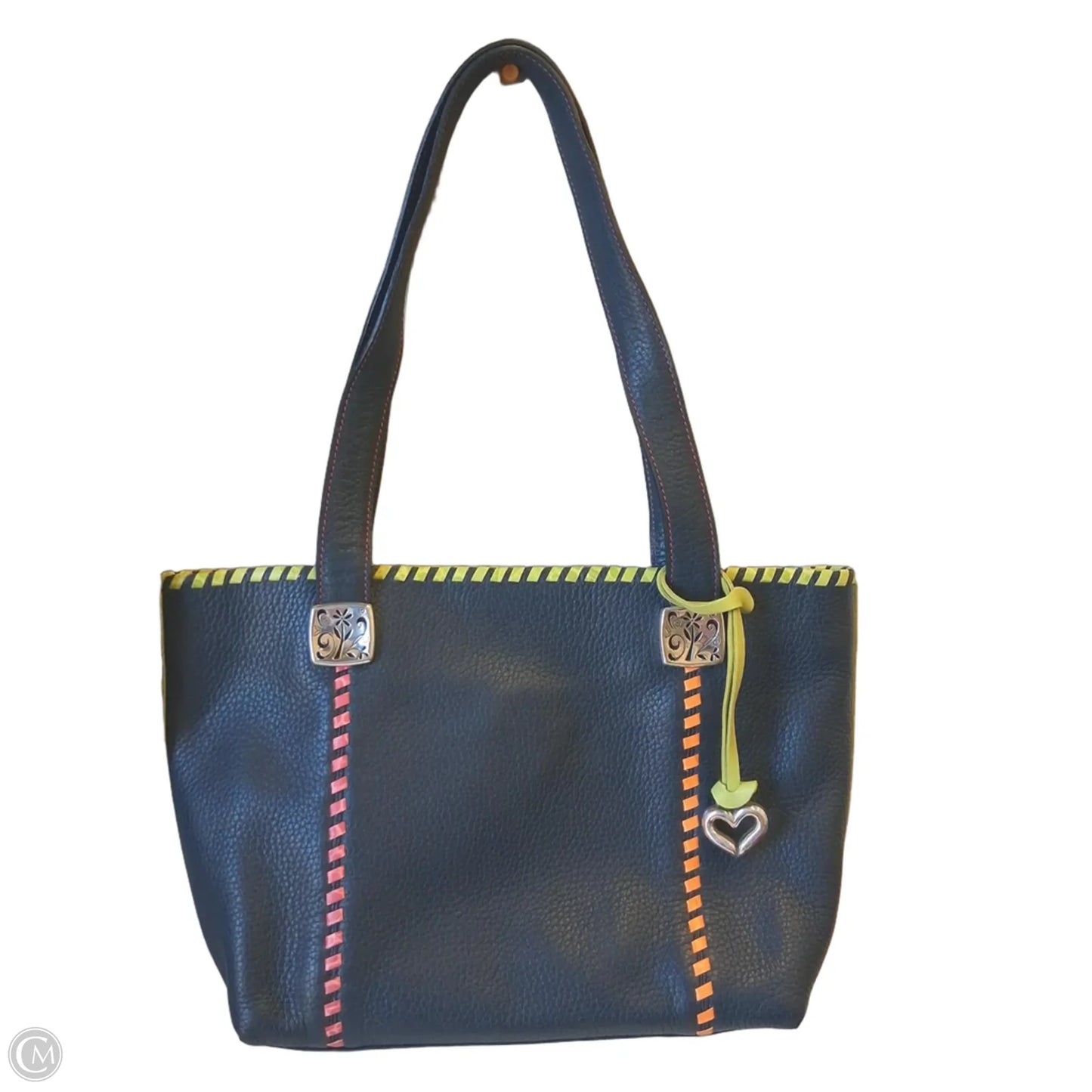 Handbag Leather By Brighton, Size: Medium