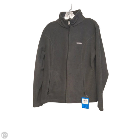 Jacket Fleece By Columbia In Grey, Size: L
