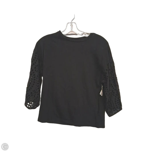 Top 3/4 Sleeve By A New Day In Black, Size: S