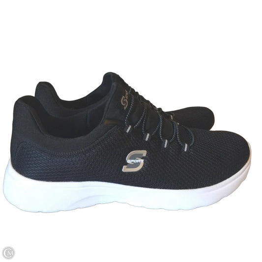 Shoes Sneakers By Skechers In Black & White, Size: 9.5