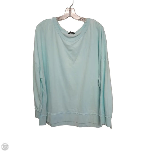 Top Long Sleeve By Buffalo David Bitton In Aqua, Size: 1x