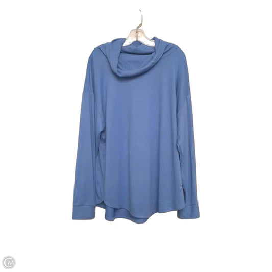 Top Long Sleeve By St Johns Bay In Blue, Size: 1x